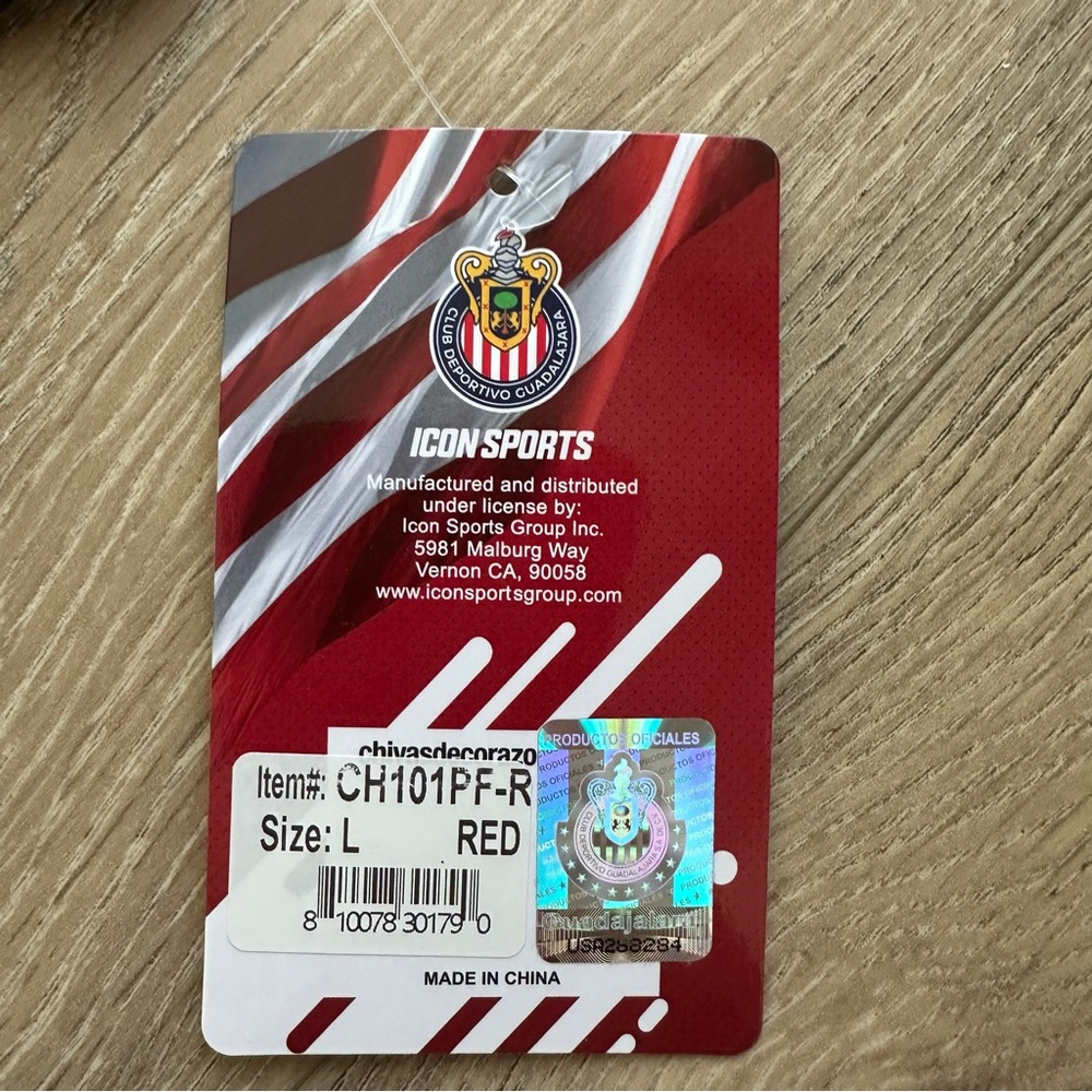 Jersey Chivas Soccer Size Large color Red and blue NWT - Picture 4 of 5